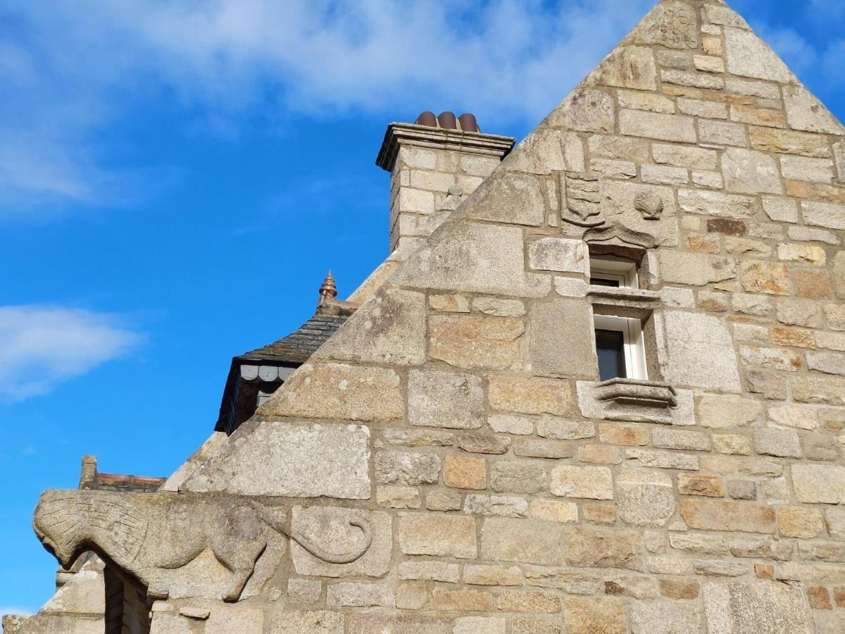 הוילה Saint-Pol-de-Léon Breton Granite Stone House With Fantastic Sea Views מראה חיצוני תמונה