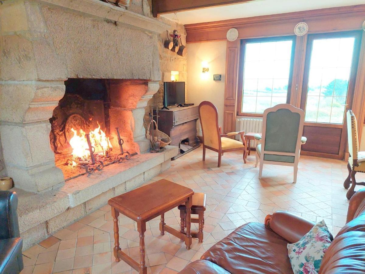 הוילה Saint-Pol-de-Léon Breton Granite Stone House With Fantastic Sea Views מראה חיצוני תמונה