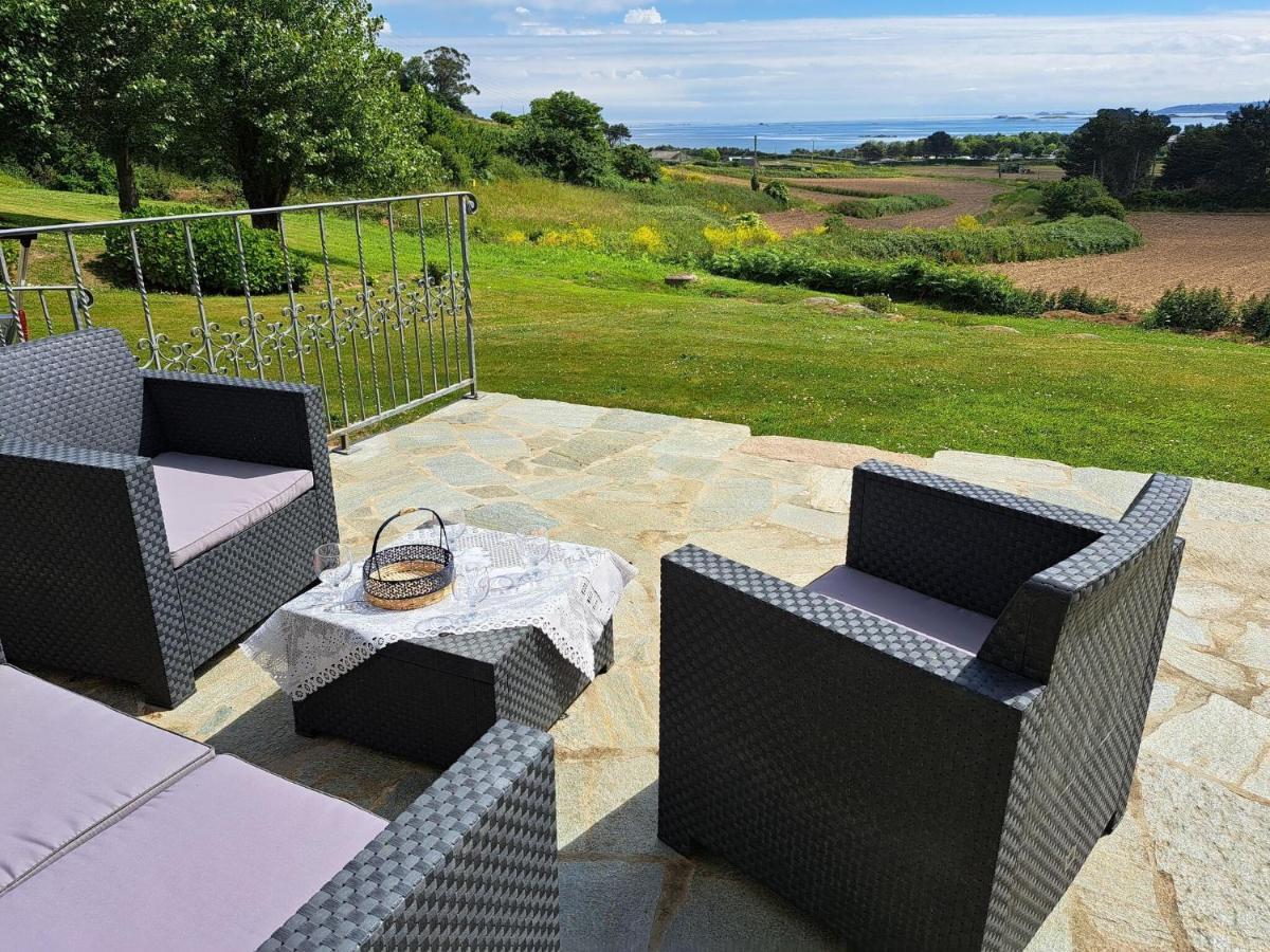 הוילה Saint-Pol-de-Léon Breton Granite Stone House With Fantastic Sea Views מראה חיצוני תמונה